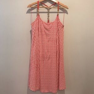 Donna Morgan Trapeze Bamboo Strap Dress size 14